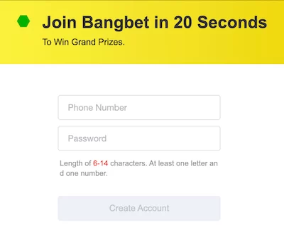 bangbet registration mobile