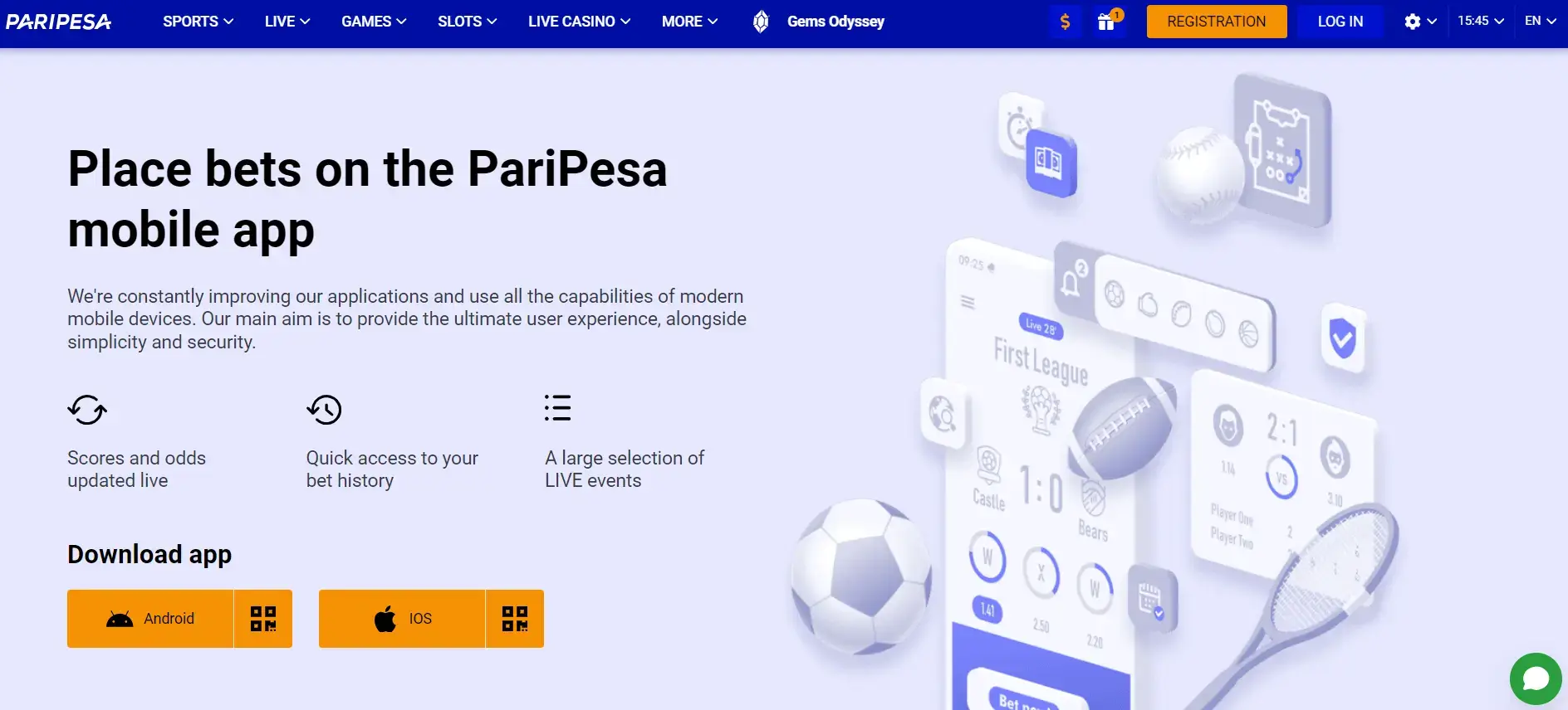 paripesa NG app